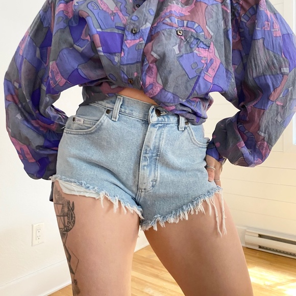 Vintage lee cut off shorts - Picture 6 of 6